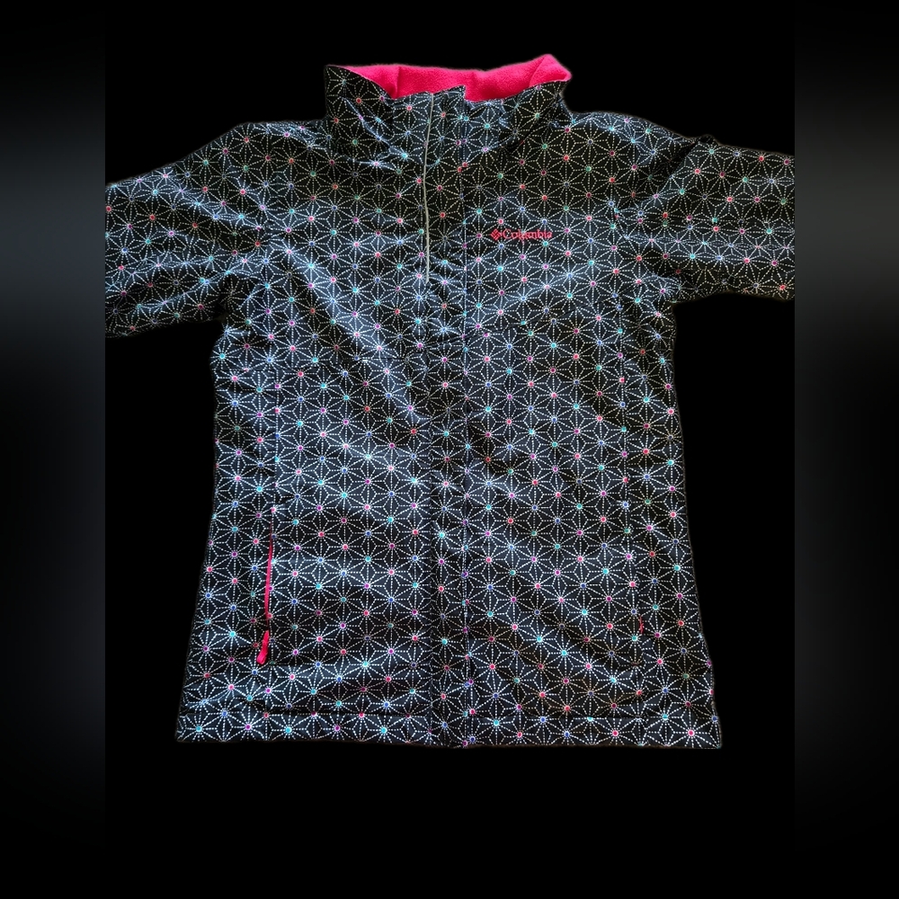 Columbia Girls Interchange Ski Jacket Size‎ Small Omni-tech Waterproof